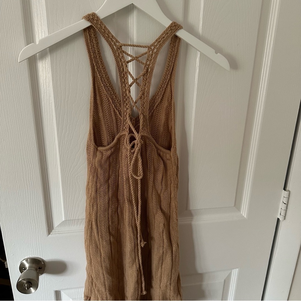 Tan Knit Dress - Picture 5 of 7